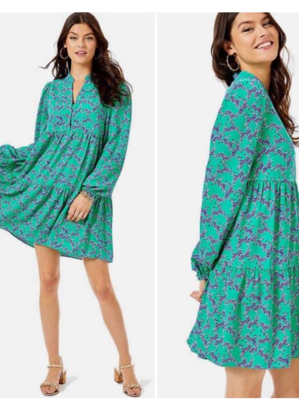 Lilly Pulitzer Winona zebra Stretch Dress Large